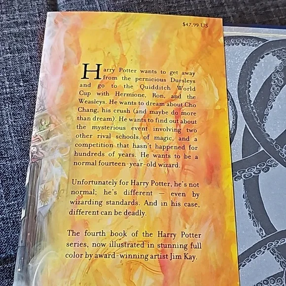 J.K. Rowling 4th in Series Harry Potter Book - Picture 4 of 6
